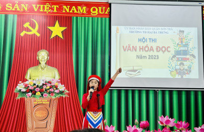 Trường Tiểu học Hai Bà Trưng tham gia Hội thi Văn hóa đọc năm 2023