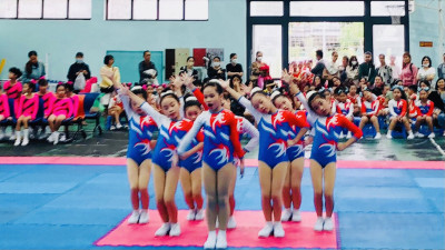 Trường Tiểu học Hai Bà Trưng tham gia thi đồng diễn Aerobic cấp quận