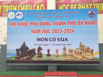 Trường Tiểu học Hai Bà Trưng đạt thành tích xuất sắc bộ môn cờ vua tại Hội khỏe phù đổng thành phố Đà Nẵng năm học 2023-2024