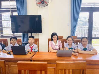 Trường Tiểu học Hai Bà Trưng tham gia hội thi Phần mềm sáng tạo cấp quận năm học 2023 - 2024